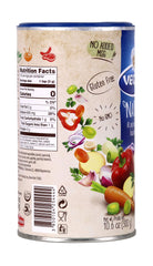 Vegeta Natur seasoning being sprinkled over a dish for enhanced aroma and savor.