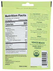 Vegobears Sour Gummy Bears 4oz side view — convenient on-the-go snack