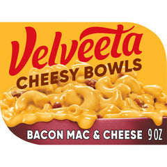 Velveeta Cheesy Bowls Bacon Mac & Cheese bowl with creamy melt for a quick meal