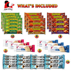 Veratify office break snack bars arranged for quick grab