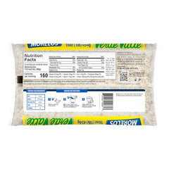 Verde Valle Morelos rice fluffy grains closeup, highlights long grain texture for fluffy, separate grains.