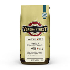 Verena Street Julien's Breakfast Blend 2lb whole beans for a smooth morning cup.