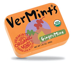 Vermints Organic Ginger Mint with simple, clean ingredients.