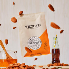 Verve decaf brew setup with AeroPress highlights easy daily use.