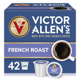 Victor Allen's French Roast pods—velvety, smoky taste for a bold morning