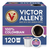 Victor Allen's 100% Colombian pod close-up for a rich, smooth morning brew
