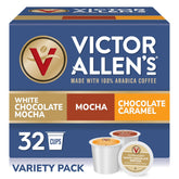 Victor Allen's Coffee Mocha Chocolate pods deliver a creamy morning boost.