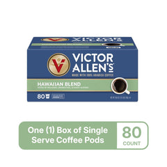 Victor Allen's Hawaiian Blend medium roast cup ready to sip and enjoy at home.