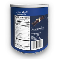 Hot cappuccino served with vanilla flavor and smooth finish