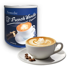 Victorian Inn vanilla cappuccino poured over ice