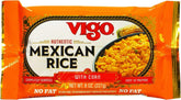 Vigo authentic Mexican rice with corn in a serving bowl, ready to heat as a quick side