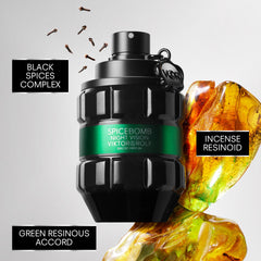 Viktor Rolf Spicebomb Night Vision cap close-up, premium finish