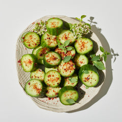 Villa Jerada Aleppo Pepper flakes in a bowl for vibrant flavor accent.