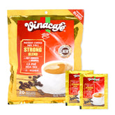 Vinacafe Gold Red Strong blend sachets in packaging for quick, bold mornings.