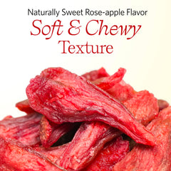Travel-ready Vinamit rose-apple slices for easy on-the-go snacking.