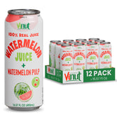 VINUT watermelon juice bottle with pulp, a natural hydration option
