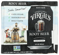 People enjoy Virgil's Root Beer 4-pack at a casual gathering