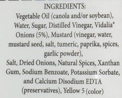 Virginia Brand Vidalia Onion Vinegarette ingredients close-up showing onion sweetness and texture.