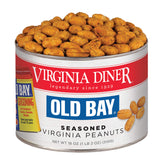 Virginia Diner Old Bay peanuts can showing bold flavor and freshness.