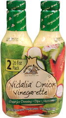 Virginia Vidalia Onion Dressing bottle pour, smooth stream for salads, dips, and versatile marinades.