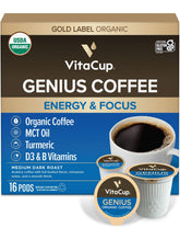 VitaCup Keto Coffee Pod packaging shows recyclable design for eco-conscious brewing.