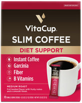 VitaCup Slim coffee packets front view for quick on-the-go mornings.