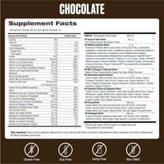 VitaHustle plant-based chocolate protein powder ideal for dairy-free workouts