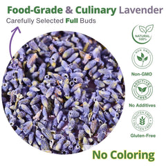 VitalForest lavender for baking adds a delicate floral note to cookies and cakes.