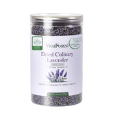 VitalForest dried lavender buds closeup showing vibrant color for cooking and crafts.