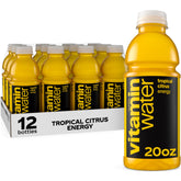 Vitaminwater Energy Tropical Citrus 20oz bottle for flavorful hydration on the go
