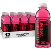 vitaminwater Power-C Dragonfruit bottle shown for on-the-go hydration.