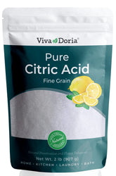 Viva Doria Citric Acid package for gourmet flavoring and preservation tasks.