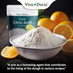 Thai origin label on Viva Doria Citric Acid signals quality for culinary use
