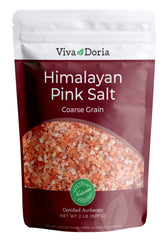 Viva Doria Himalayan pink salt coarse grain ideal for seasoning and grinder refills