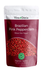 Viva Doria pink peppercorns, steam sterilized, whole and ready to finish dishes.