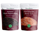 Viva Doria Himalayan pink salt crystals for finishing dishes.