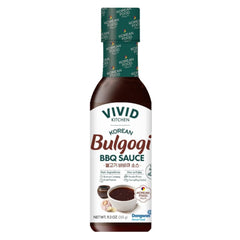 VIVID KITCHEN Bulgogi Sauce bottle adds bold, authentic Korean flavor to meals.