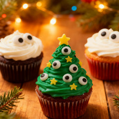 VoKaSar edible eyes sprinkles 100g pack—perfect for cupcakes and cookies.