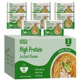 VOLO VERO high-protein ramen broth being poured for a comforting, protein-rich meal