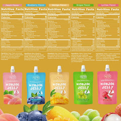 VOLO VERO mango konjac jelly pouch with tropical aroma and low calories