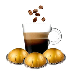 Voltesso coffee capsules deliver a balanced espresso with a smooth aroma at home
