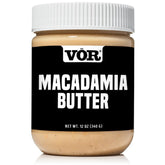 Vör Macadamia Nut Butter jar — creamy, pure macadamias for spreading.