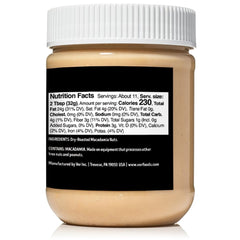 Vör Macadamia Nut Butter spread — silky texture ideal for toast or oatmeal.