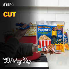 Whirley Pop stove-top use with Wabash Valley Farms popcorn for easy popping.