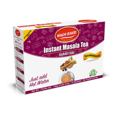 Wagh Bakri instant masala tea sachets pack ready for quick, flavorful brews.