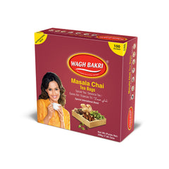 Wagh Bakri Masala Chai steaming cup ready in minutes