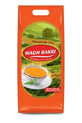Wagh Bakri Premium Black Tea 1lb bag for a smooth daily brew.