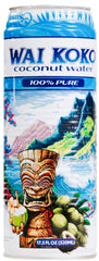 Wai Koko coconut water packshot showing a 12-pack for convenient hydration