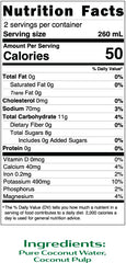 Wai Koko coconut water with pulp close-up emphasizes fresh pulp texture for post-workout refreshment
