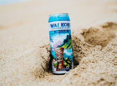 Wai Koko coconut water on refrigerated display ready to grab for quick hydration